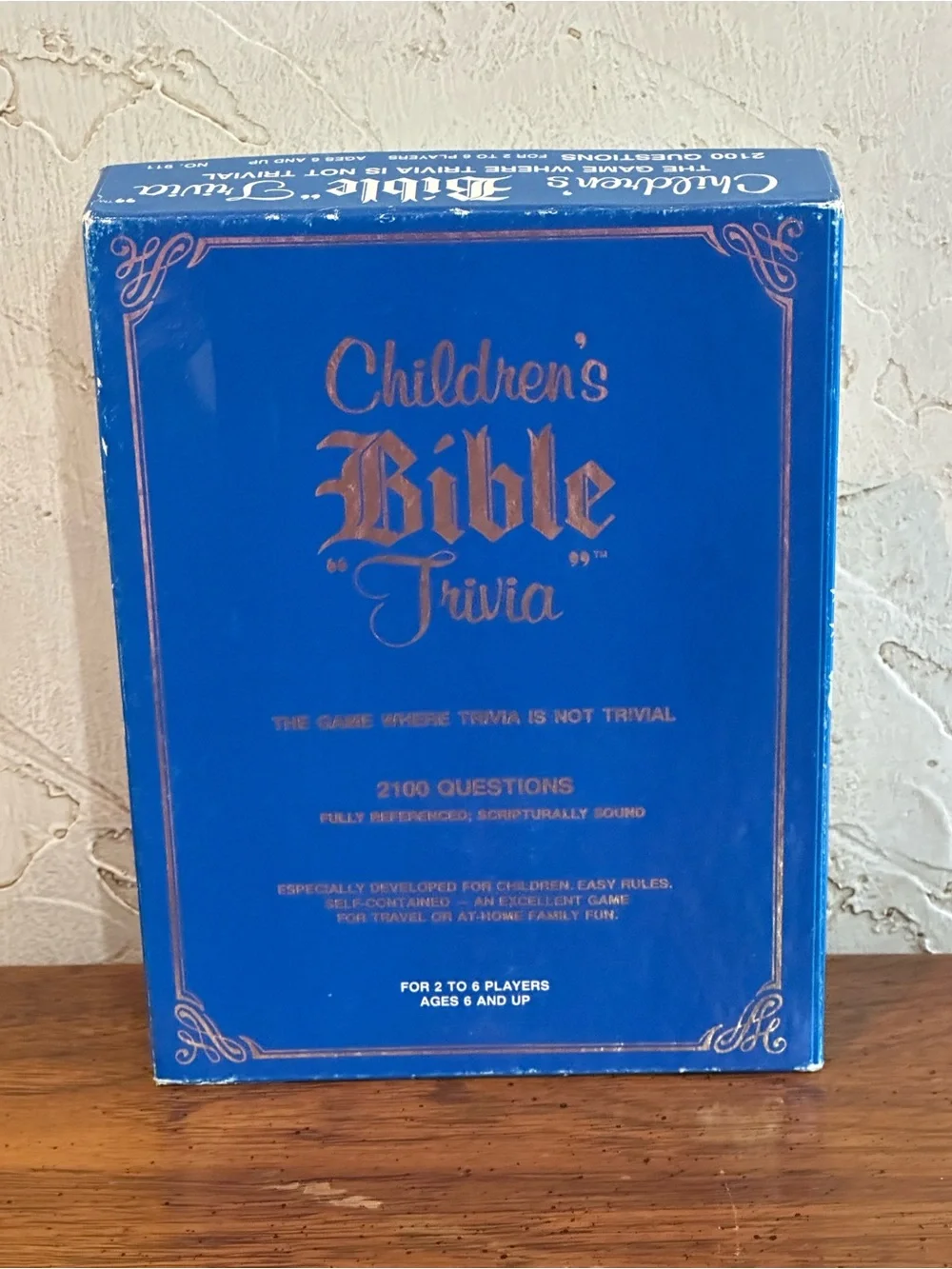Vintage 1984 Children’s Bible Trivia Board Game